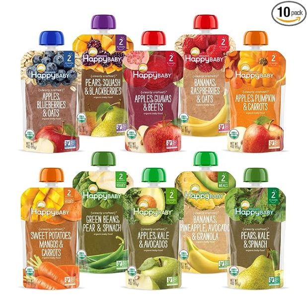 Happy Baby Baby Food Pouches - $18.23.