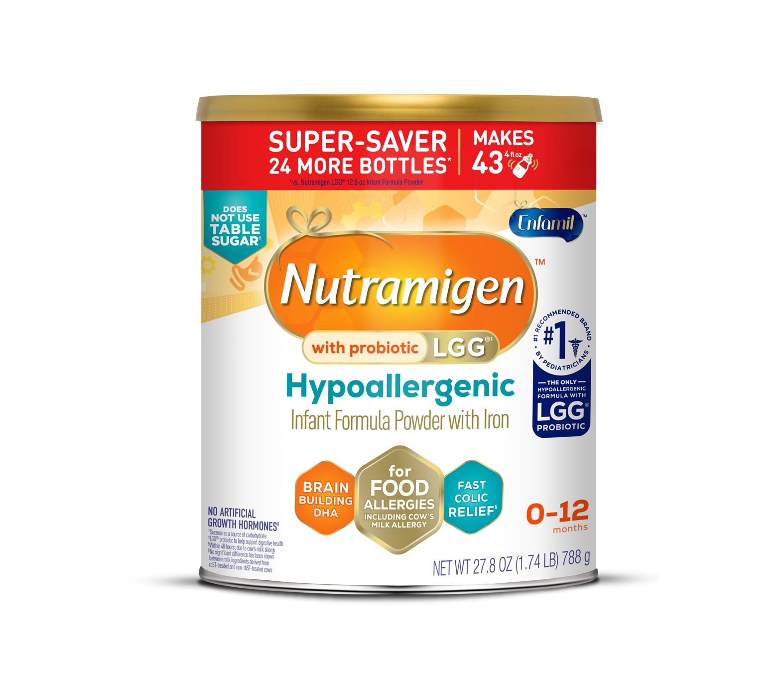 Enfamil Nutramigen Hypoallergenic Infant Formula - 27.8 oz.