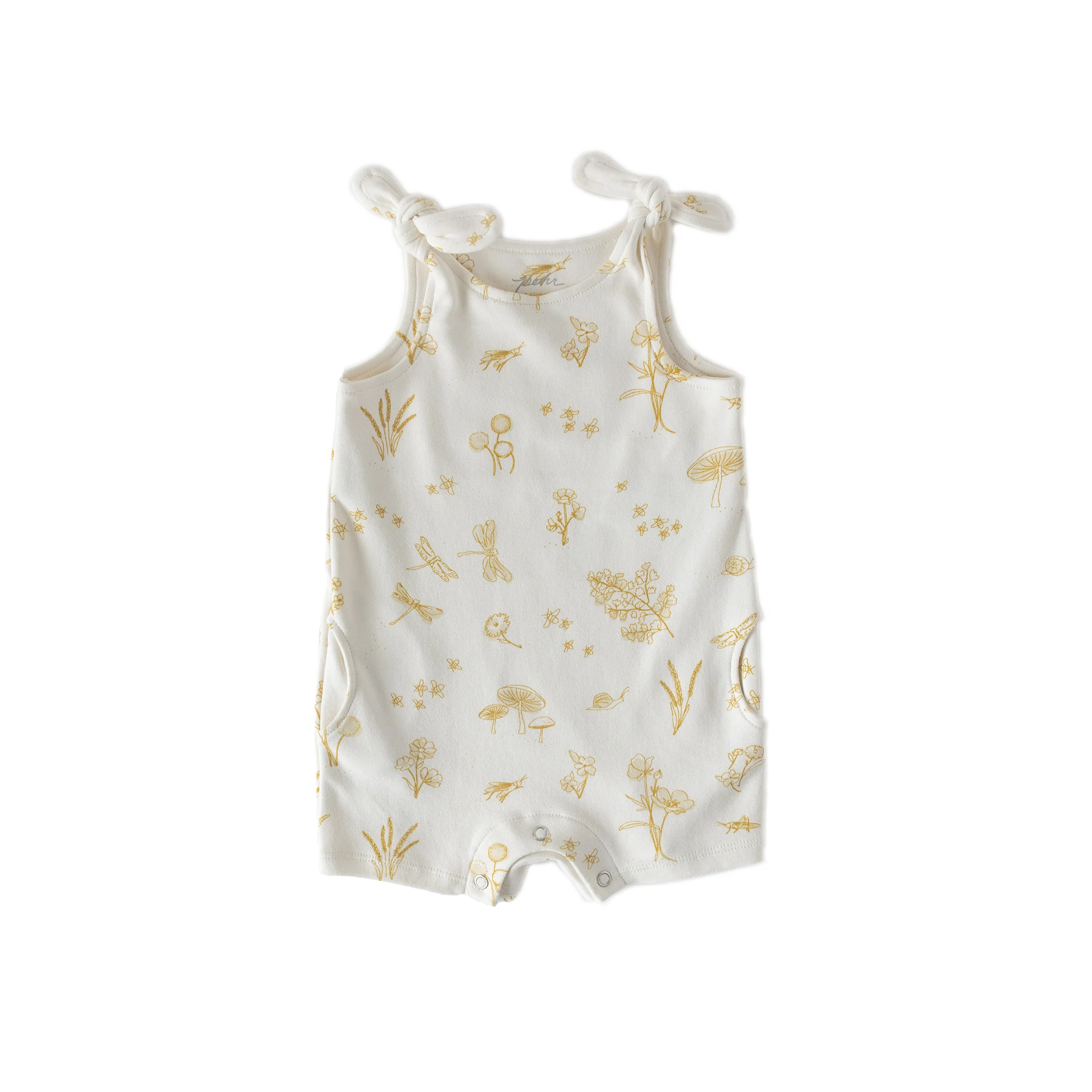  Pehr Tie Shoulder Romper - $40.00.