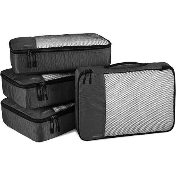 Amazon Basics Lightweight Packing Cubes (Non-Compression).