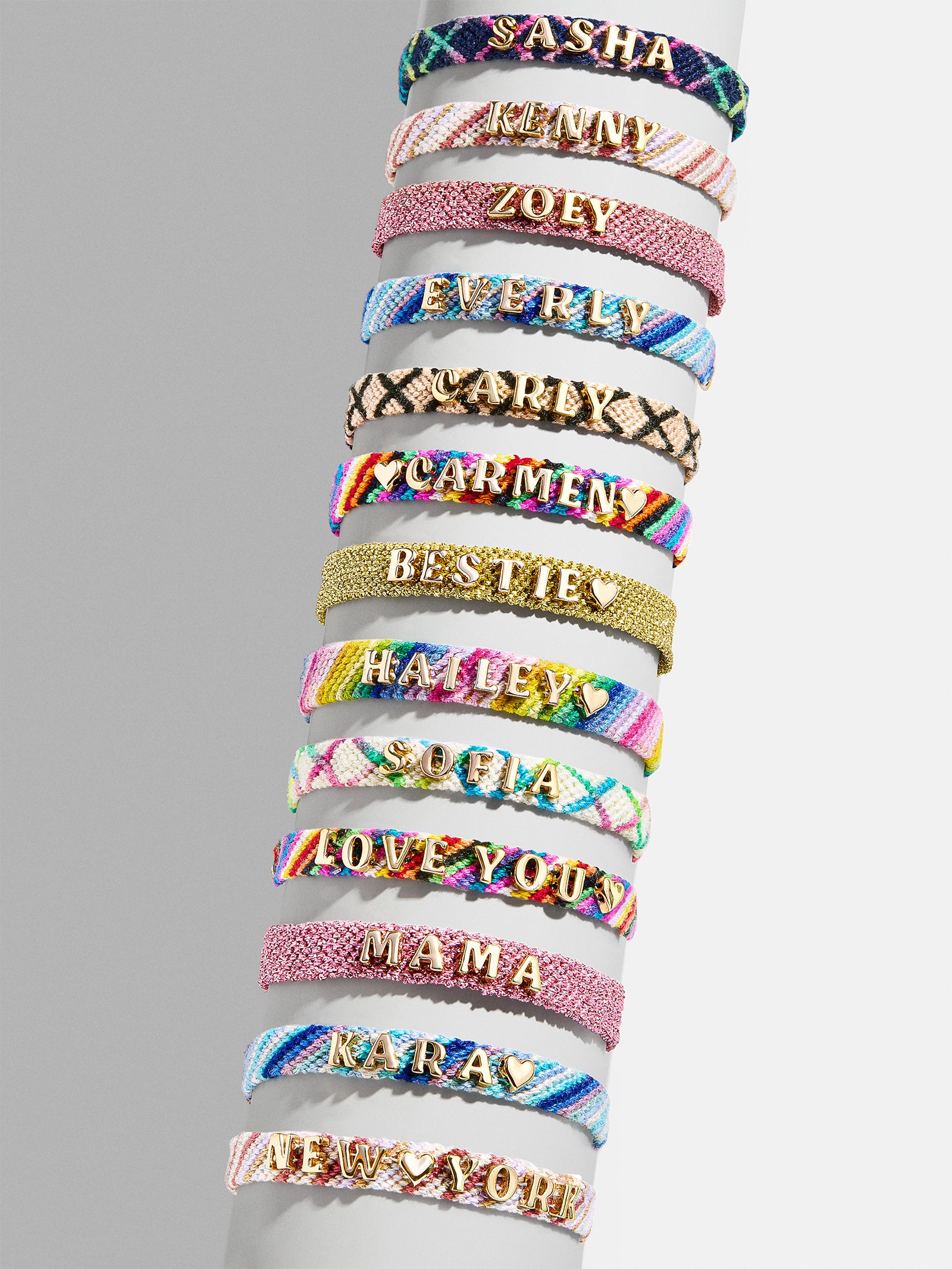 Bauble Custom Woven Friendship Bracelet.