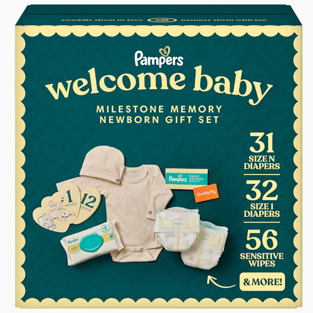 Pampers Milestone Memories Gift Set.