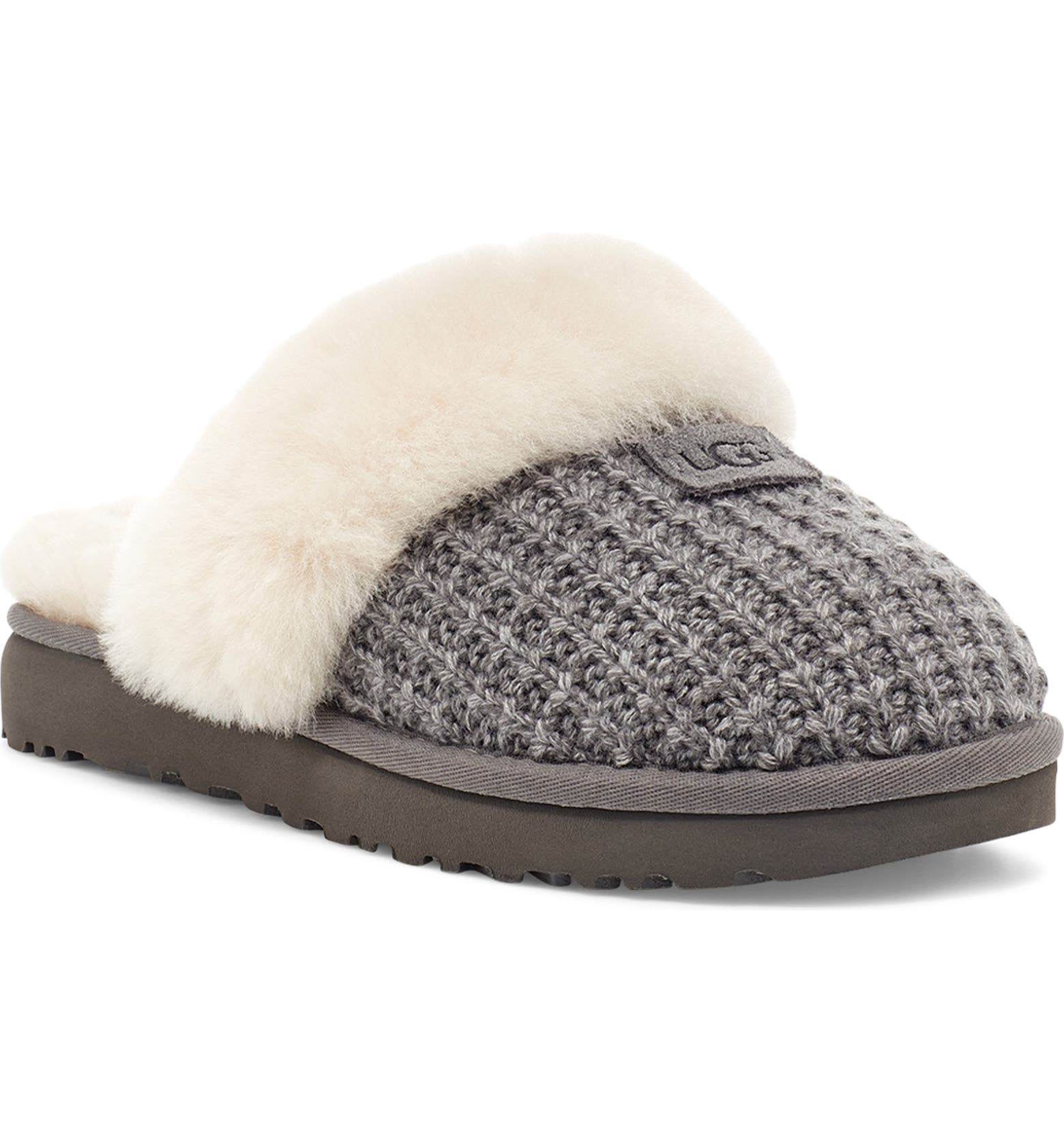 UGG Cozy Knit Genuine Shearling Slipper.