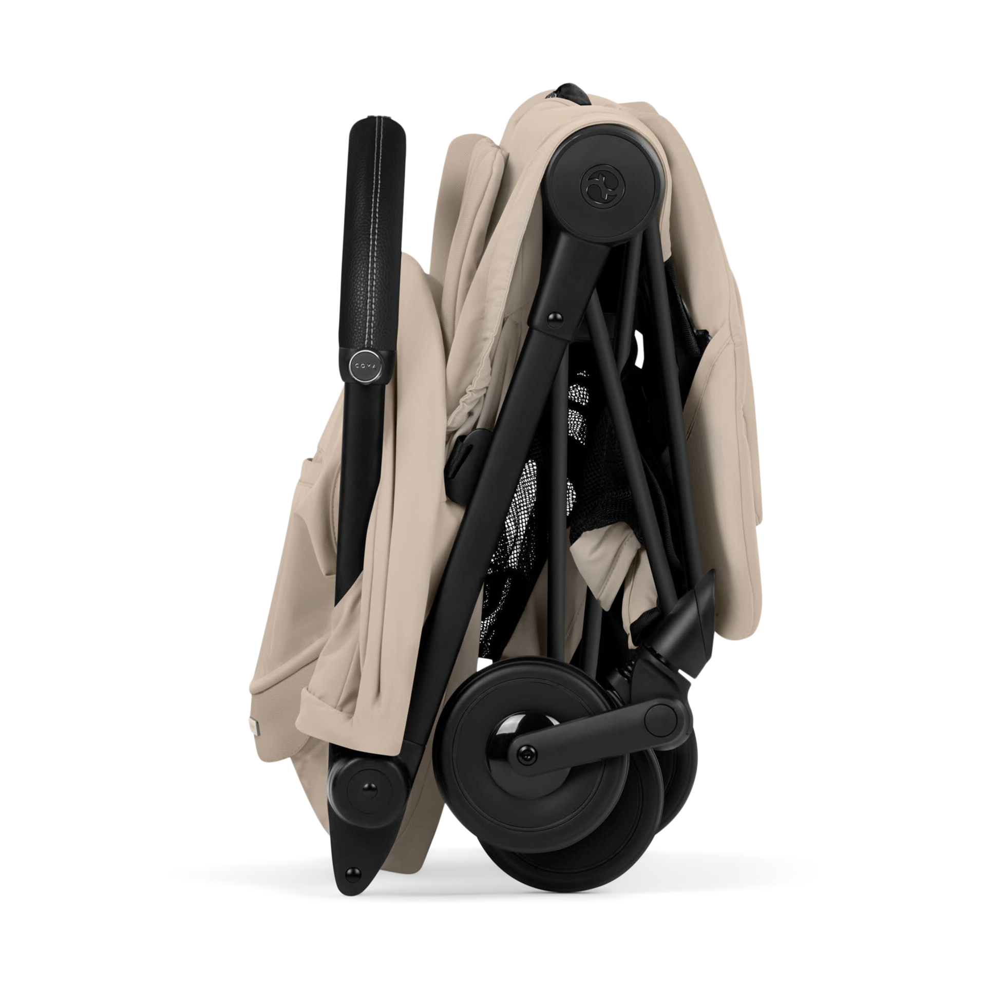 Cybex COYA Stroller - Style Collection - Matte Black Frame/City Grey Lux Seat.