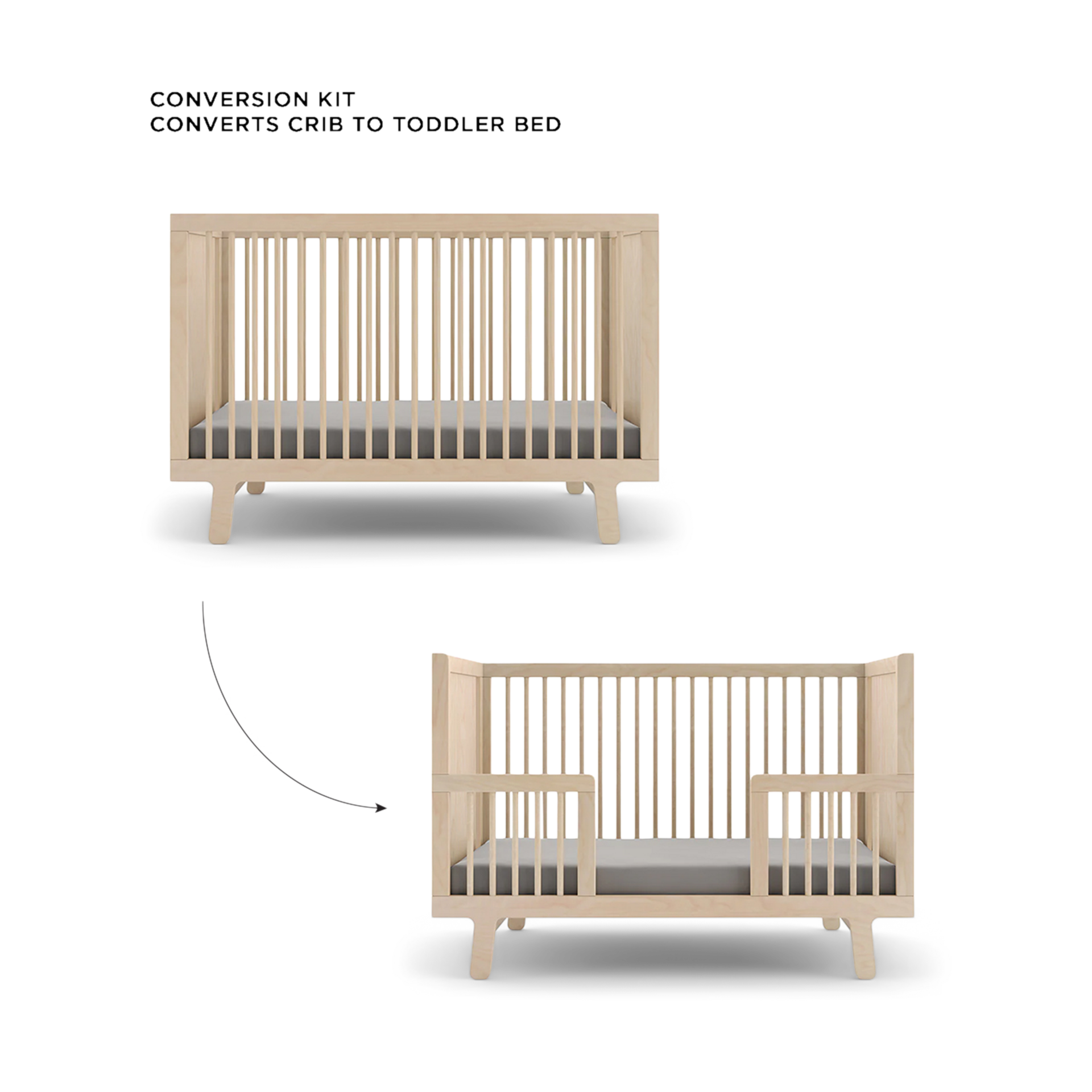 Oeuf Sparrow Conversion Kit - Birch.