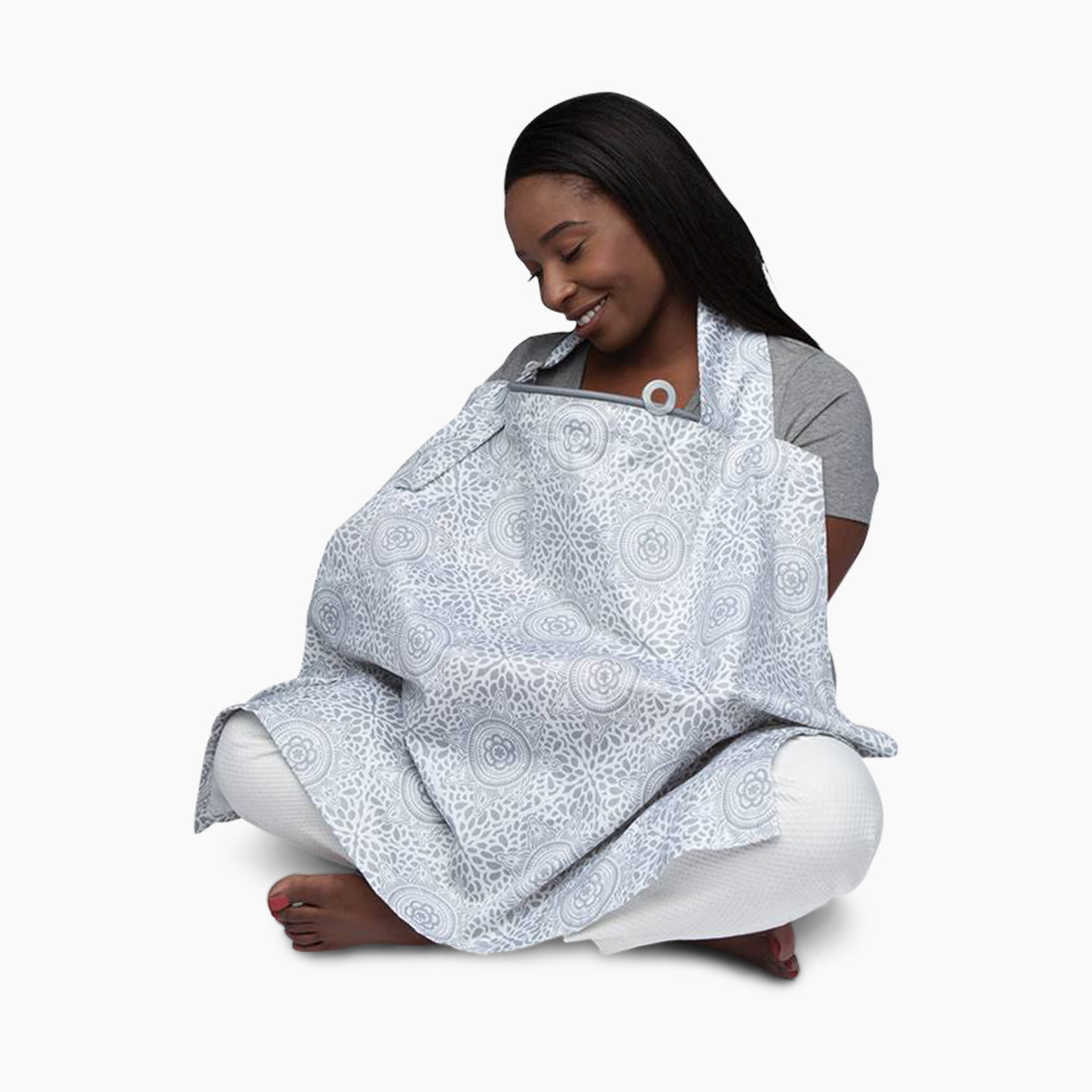 Boppy Nursing Cover For Breastfeeding - Boho Grey.