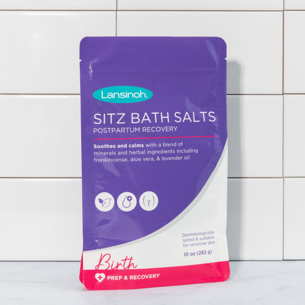 Lansinoh Sitz Bath Salts for Postpartum Recovery.