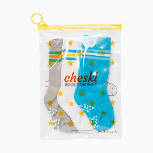 Cheski Socks (3 Pack) - Athletics, 9-18 Months.