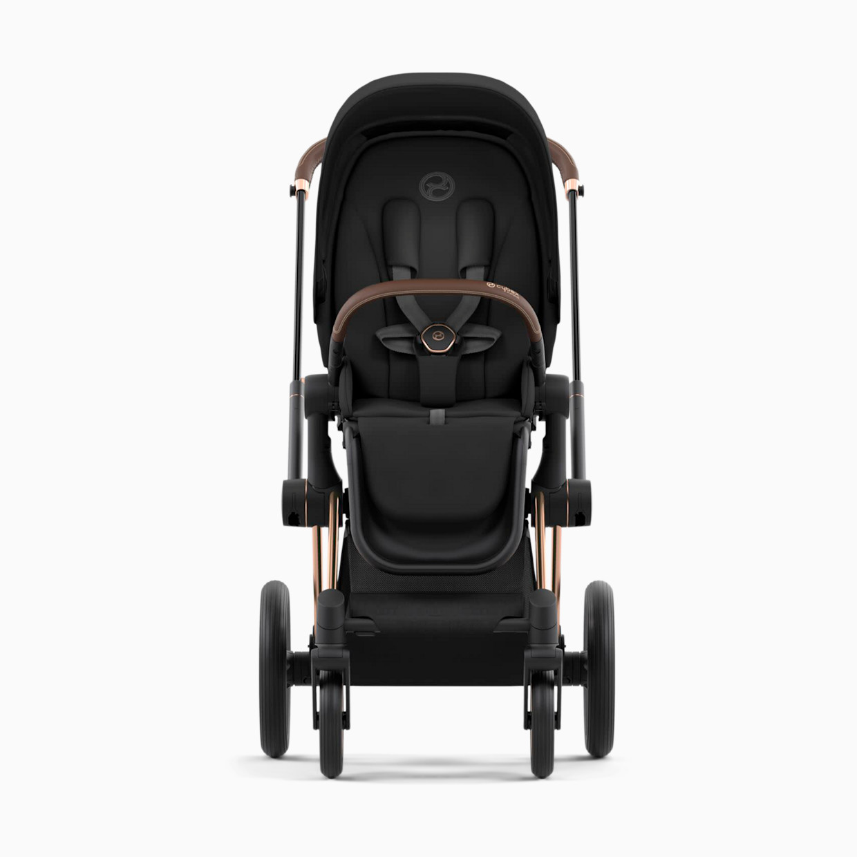 Cybex PRIAM 4 Stroller - Rose Gold/Sepia Black.