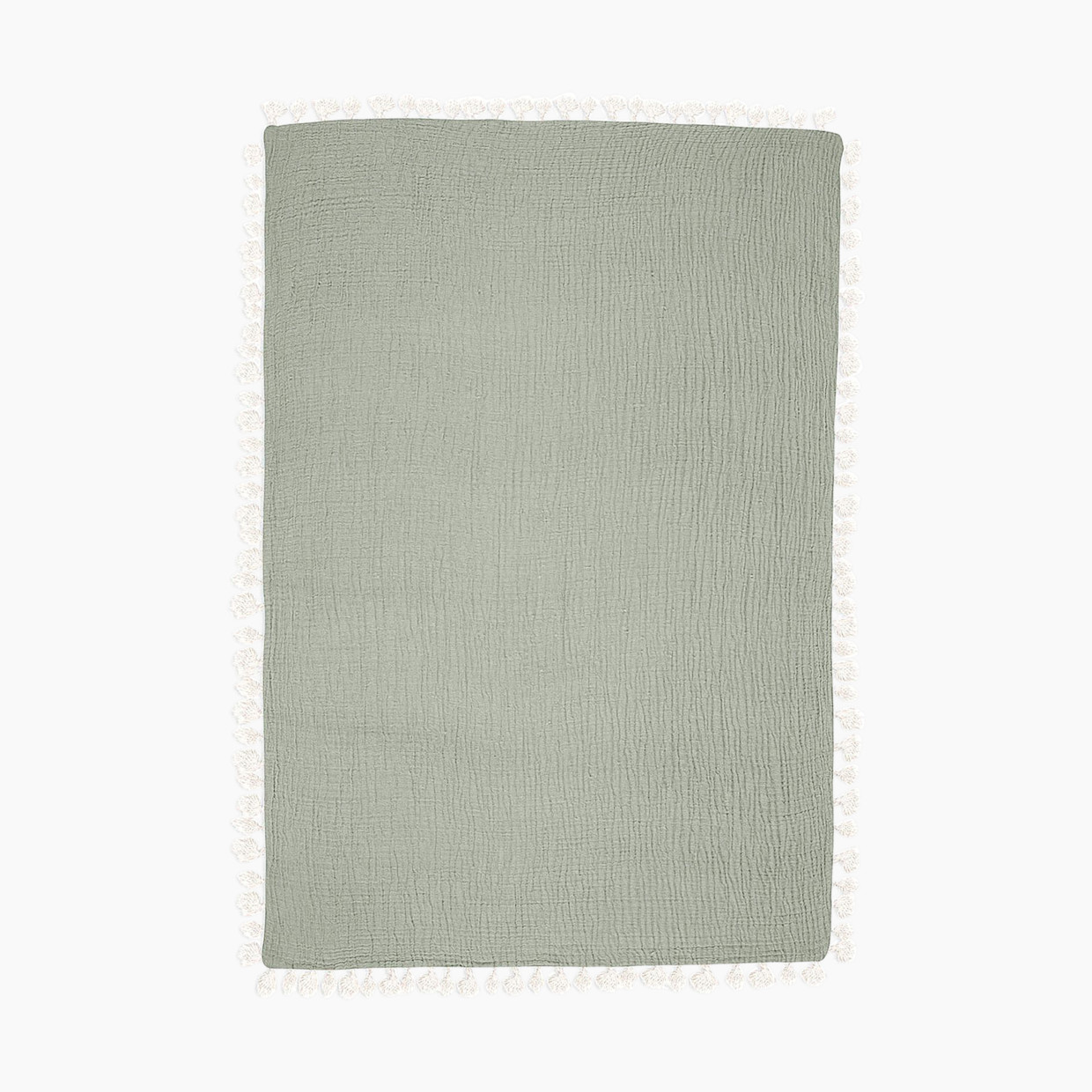 Crane Baby 6 Layer Muslin Blanket - Fern.