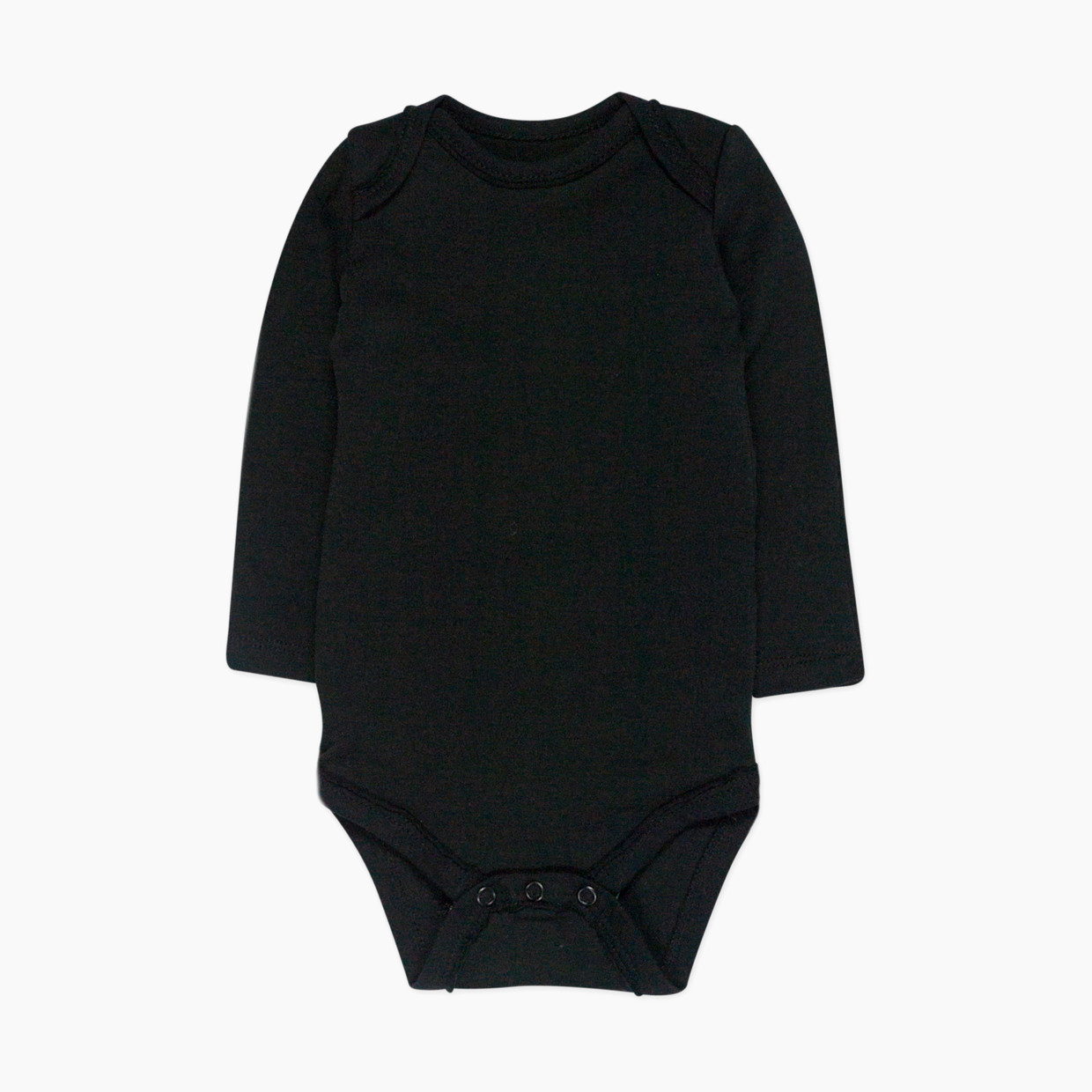 Honest Baby Clothing 5-Pack Organic Cotton Long Sleeve Bodysuit - Gray Ombre, Newborn.