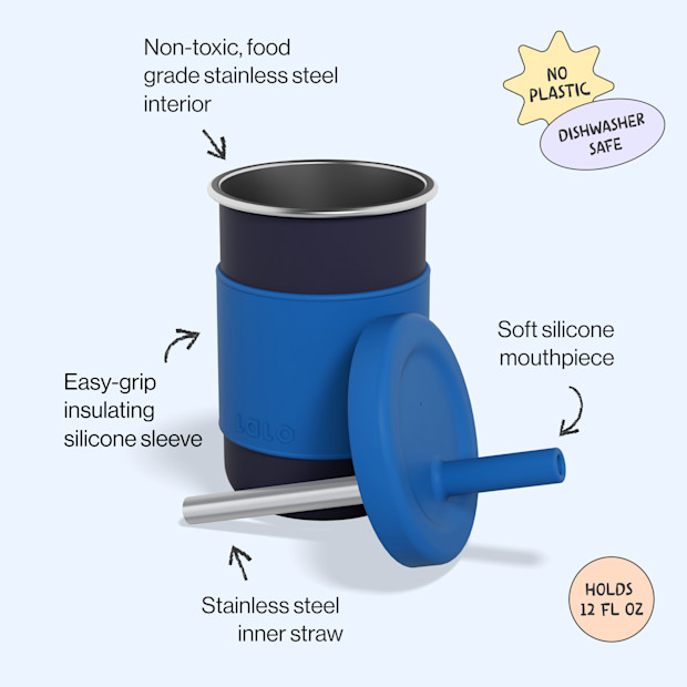 Lalo Stainless Steel Toddler Cup.