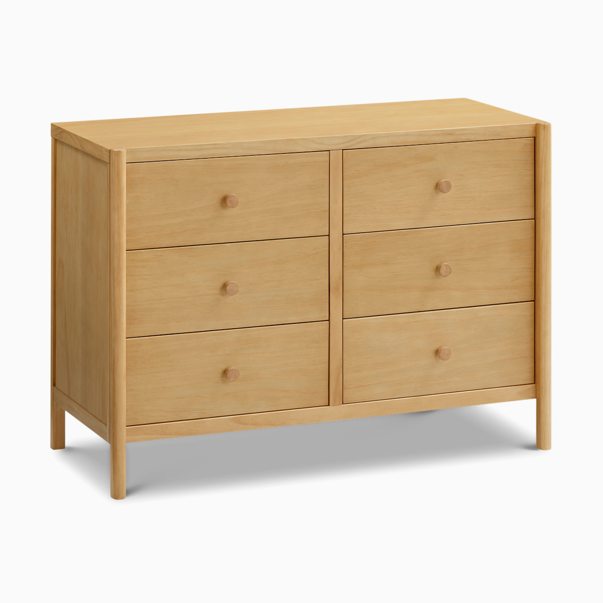 daVinci Birdie 6-Drawer Dresser - Honey.