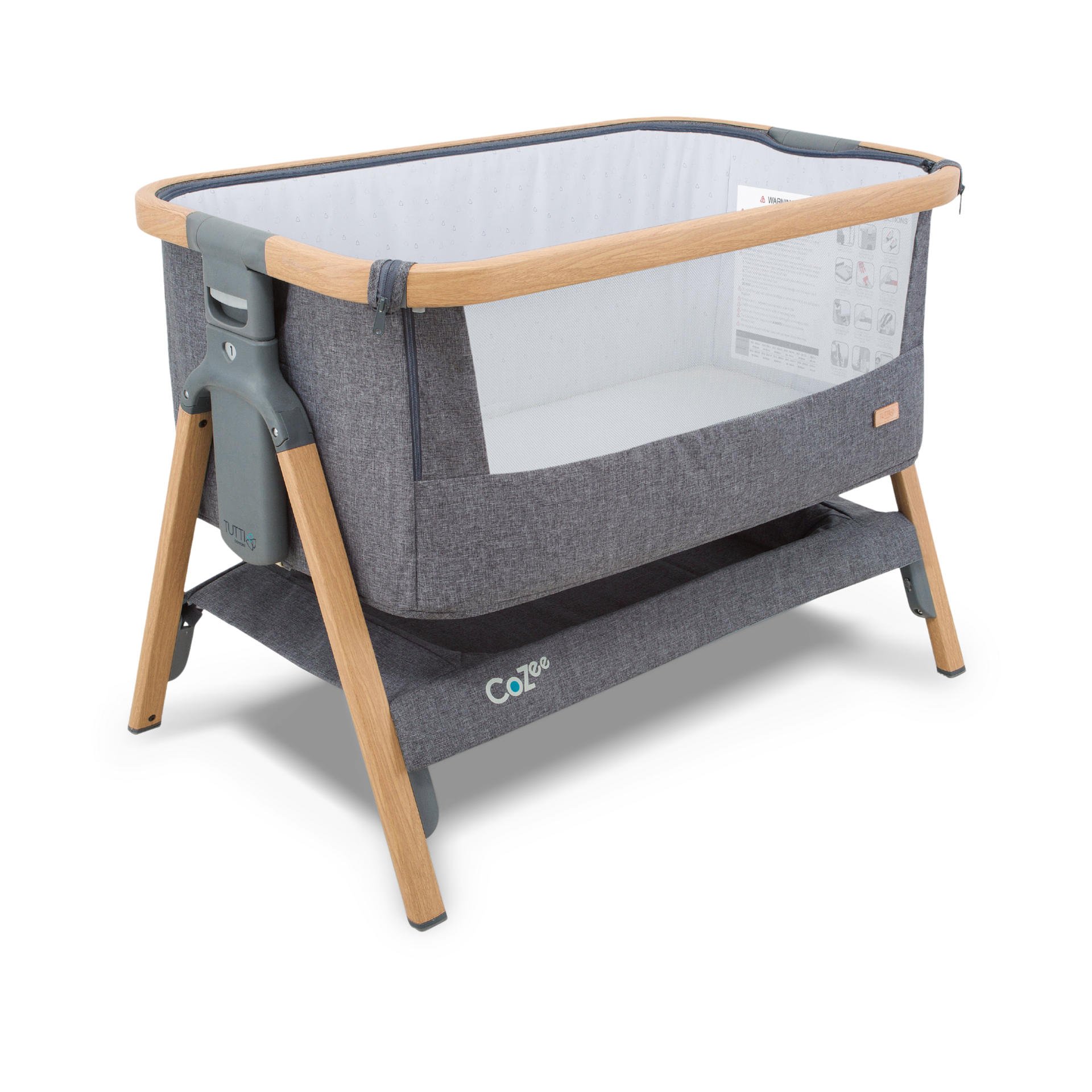 Tutti Bambini CoZee Bedside Crib.