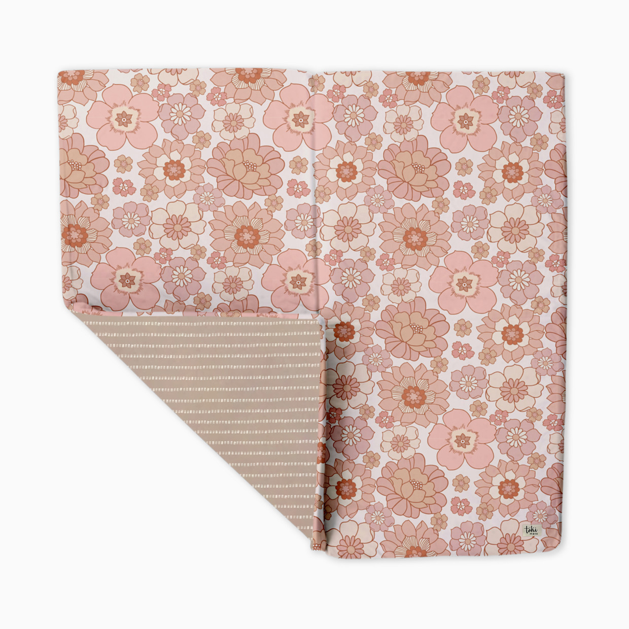 Toki Kids Mega Organic Cotton Play Mat - Blooms.