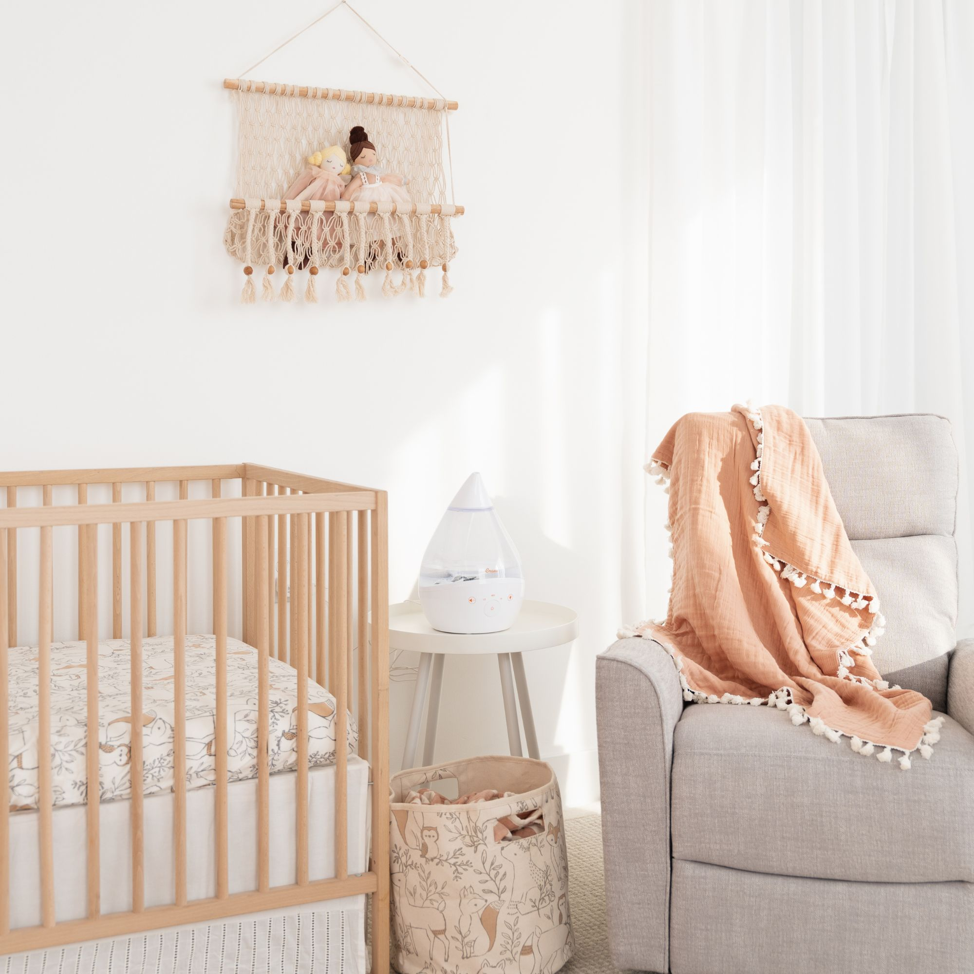 Crane Baby 6 Layer Muslin Blanket - Copper.