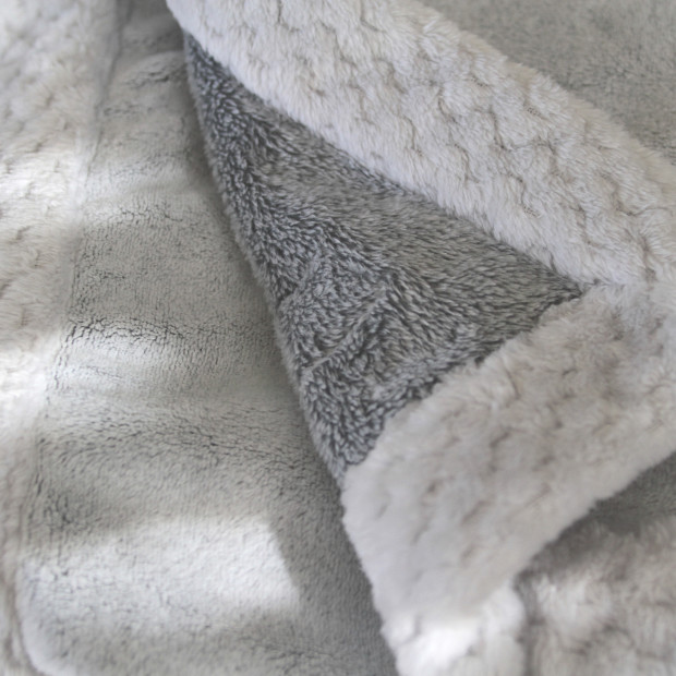 Aden + Anais Essentials Plush Blanket - Storm Grey.