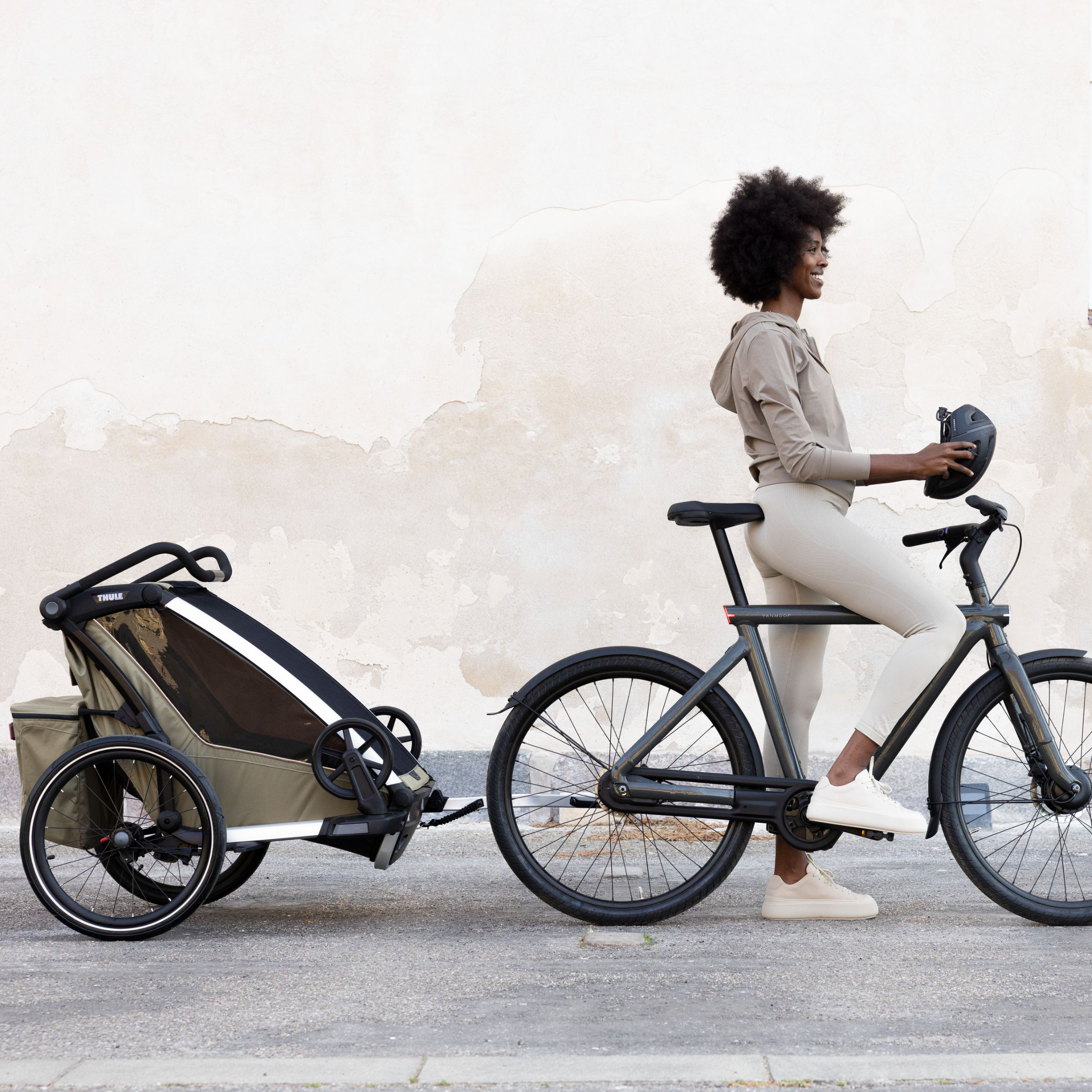 Thule Chariot Cross 2 Double - Faded Khaki.