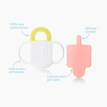 Frida Baby Not-Too-Cold-to-Hold BPA-Free Silicone Teether for Babies
