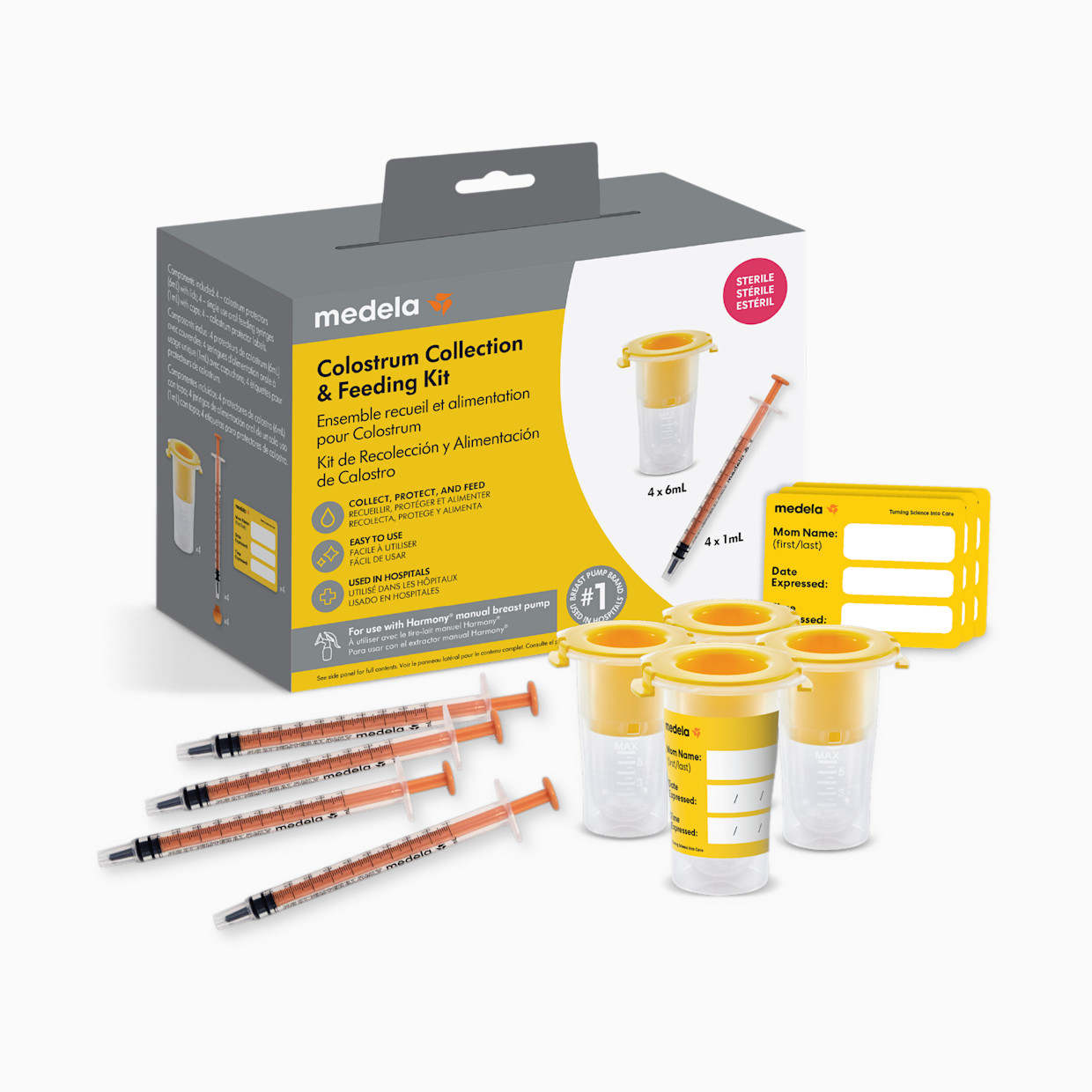 Medela Colostrum Collection and Feeding Kit.