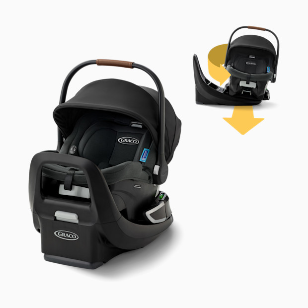 Graco SnugRide Turn & Slide Rotating Infant Car Seat.