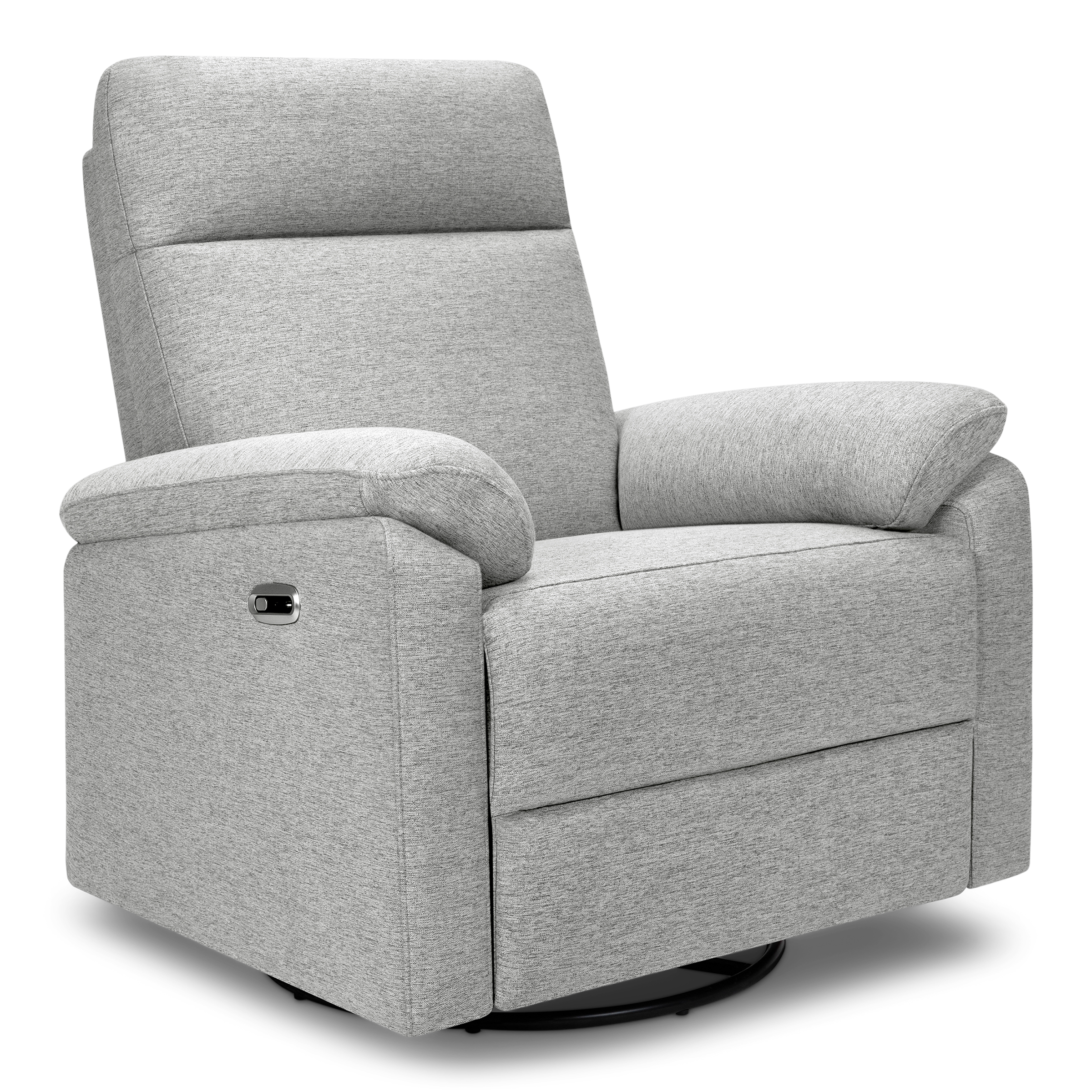 daVinci Suzy Electronic Recliner and Swivel Glider - Frost Grey.