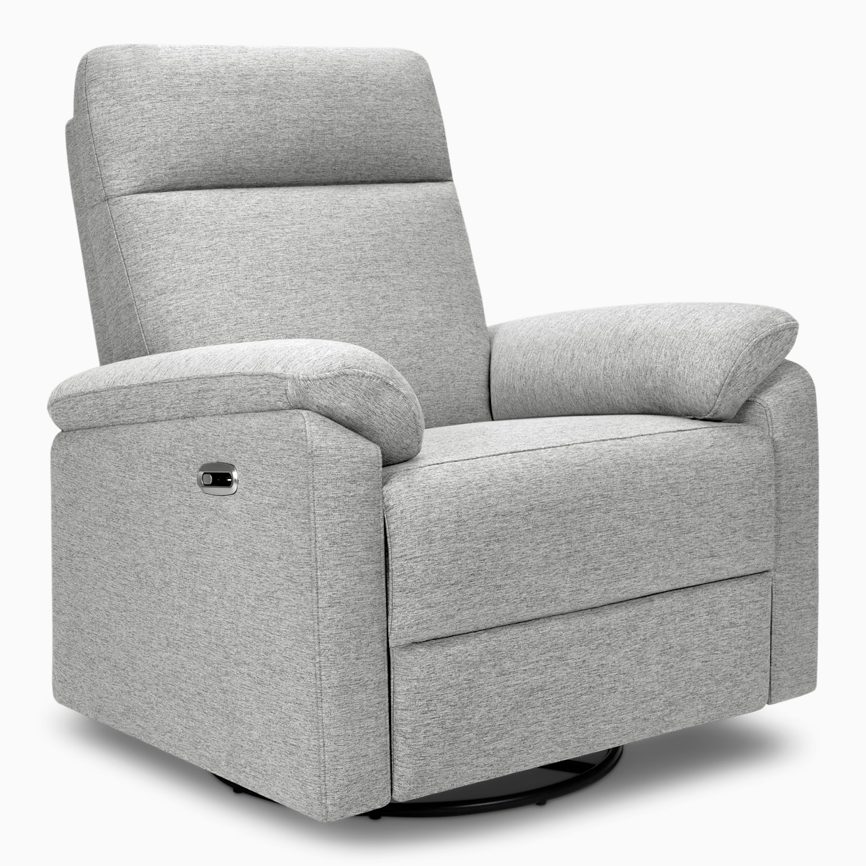 daVinci Suzy Electronic Recliner and Swivel Glider - Frost Grey.
