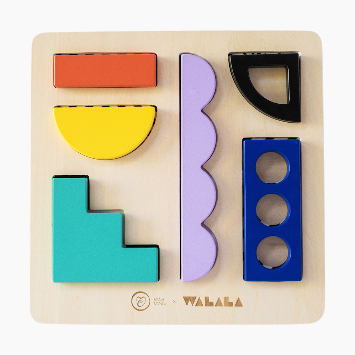 Etta Loves Wooden Puzzle Board - Etta Loves X Walala Studio.