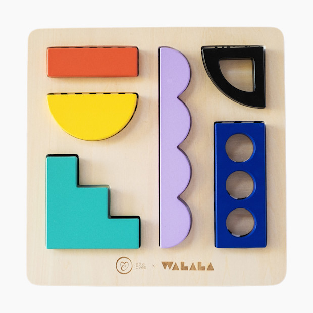 Etta Loves Wooden Puzzle Board - Etta Loves X Walala Studio.