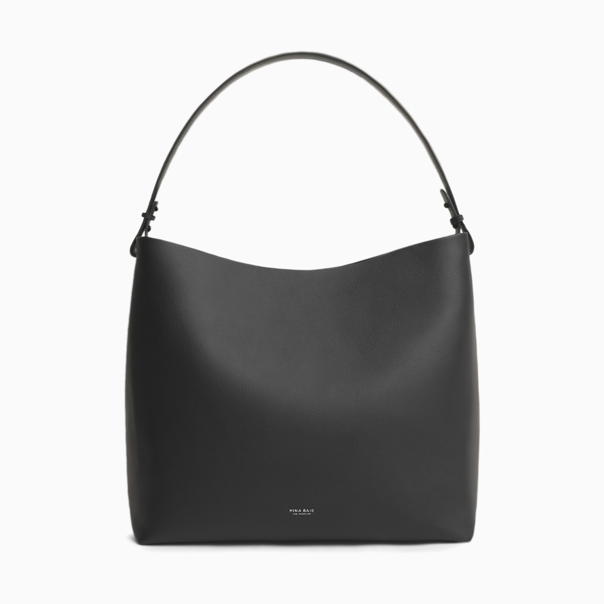Mina Baie Harlow Diaper Bag Tote - Black, Midi.