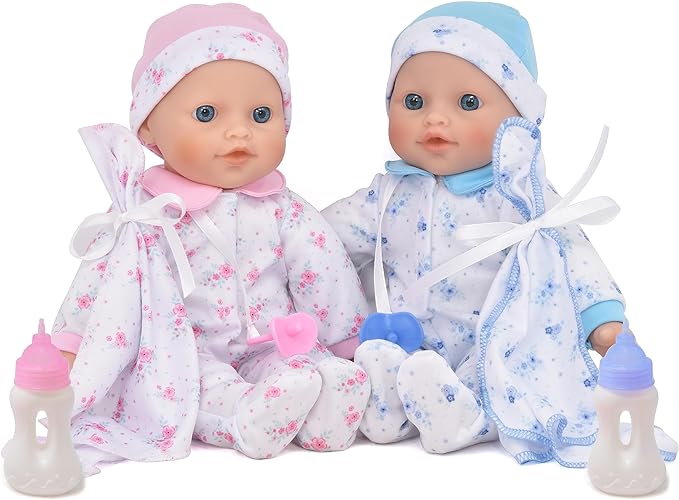Gift Boutique Soft Body Twin Baby Dolls.