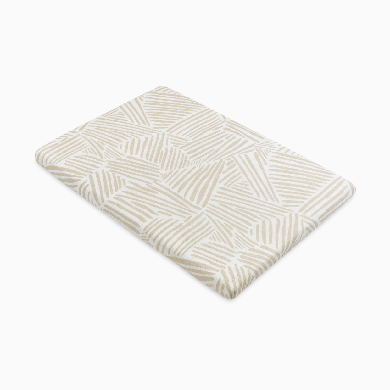 babyletto All-Stages Bassinet Sheet - Oat Stripe.