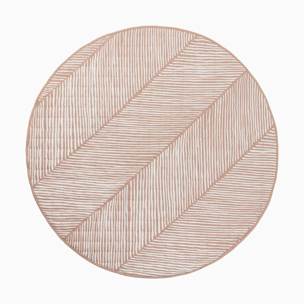 Toddlekind Snuggle Quilted Cotton Play Mat - Sea Shell.