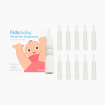Frida Baby Windi Gas Passer, Baby Gas Relief, Colic Baby Relief, Made in USA, 100% Natural, Safe & Effective Instant Constipation Relief for Babies & Infants, 10ct