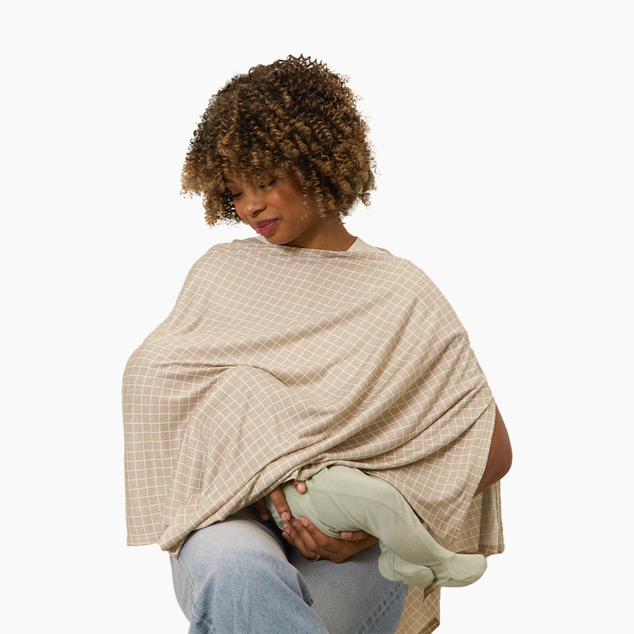 Solly Baby Nursing Cover - Heritage Check.