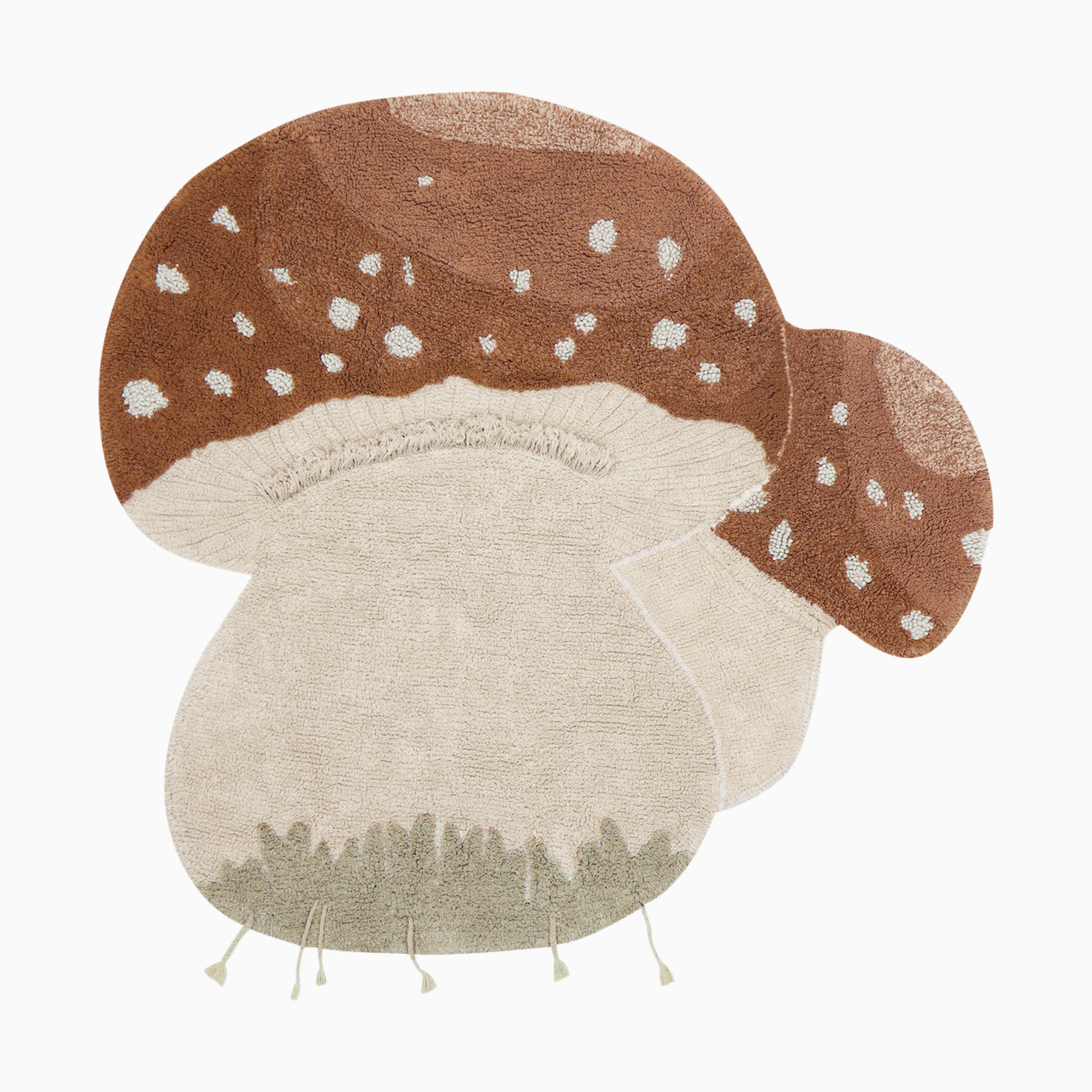 Lorena Canals Boletus Washable Rug - Natural, 4' X 4'.