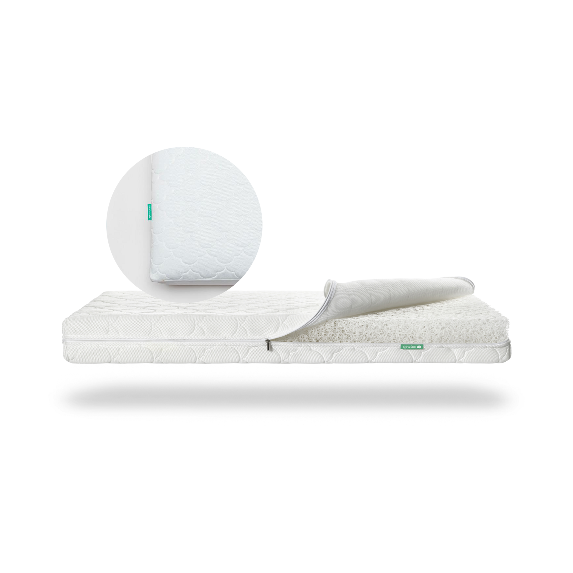 Newton Baby Breathable 2-Stage Crib Mattress & Mattress Pad Bundle.