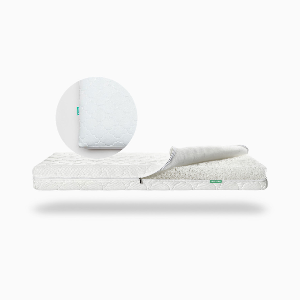 Newton Baby Breathable 2-Stage Crib Mattress & Mattress Pad Bundle.
