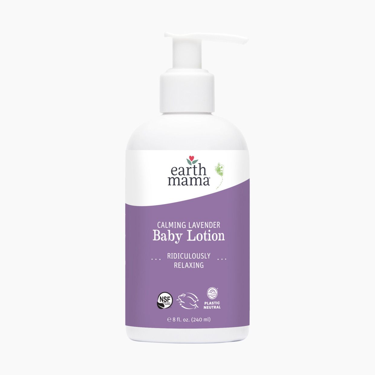 Earth Mama Baby Lotion - Calming Lavender, 8 Fl Oz.