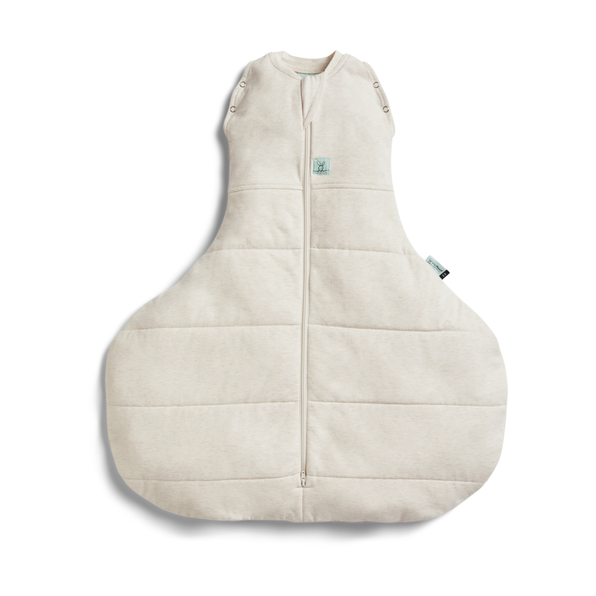 ergoPouch Cocoon Hip Harness Sack 2.5 Tog - Oatmeal Marle, 6-12 M.