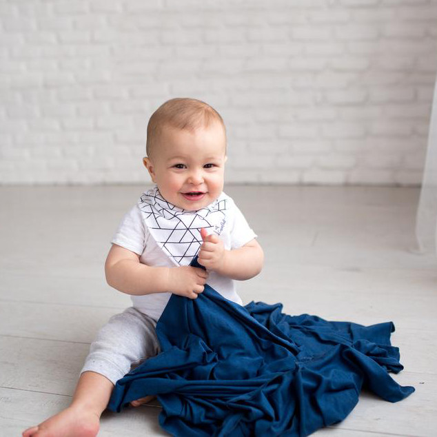 Copper Pearl Knit Swaddle Bundle - Camel/River.