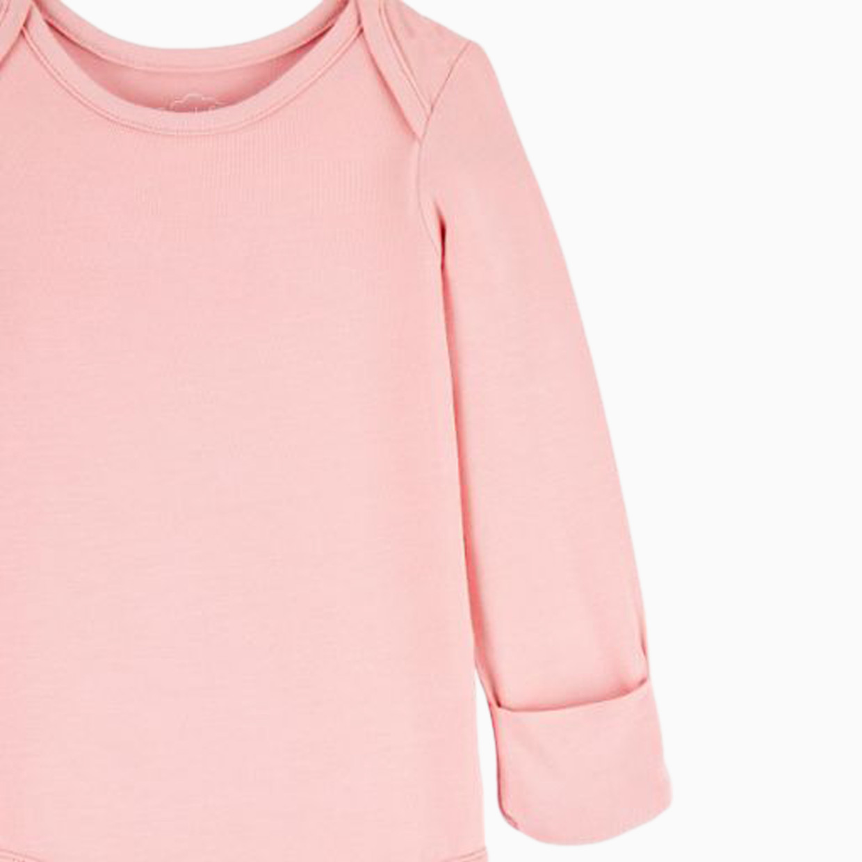 Carter's 2-Pack Long-Sleeve PurelySoft Bodysuits - Pink/Ivory, 0-3 M.