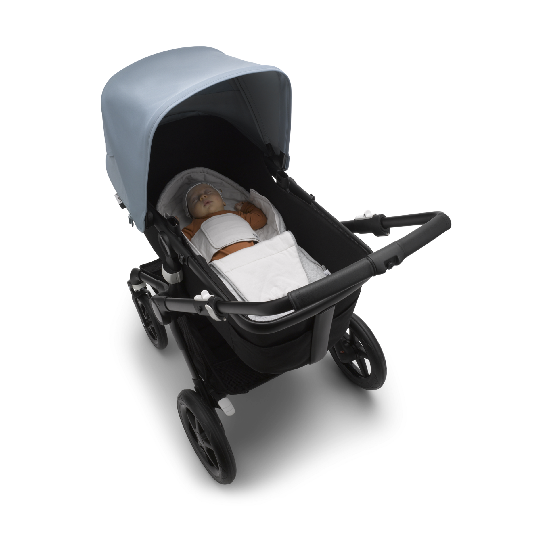 Bugaboo Newborn Inlay - Light Grey Melange.