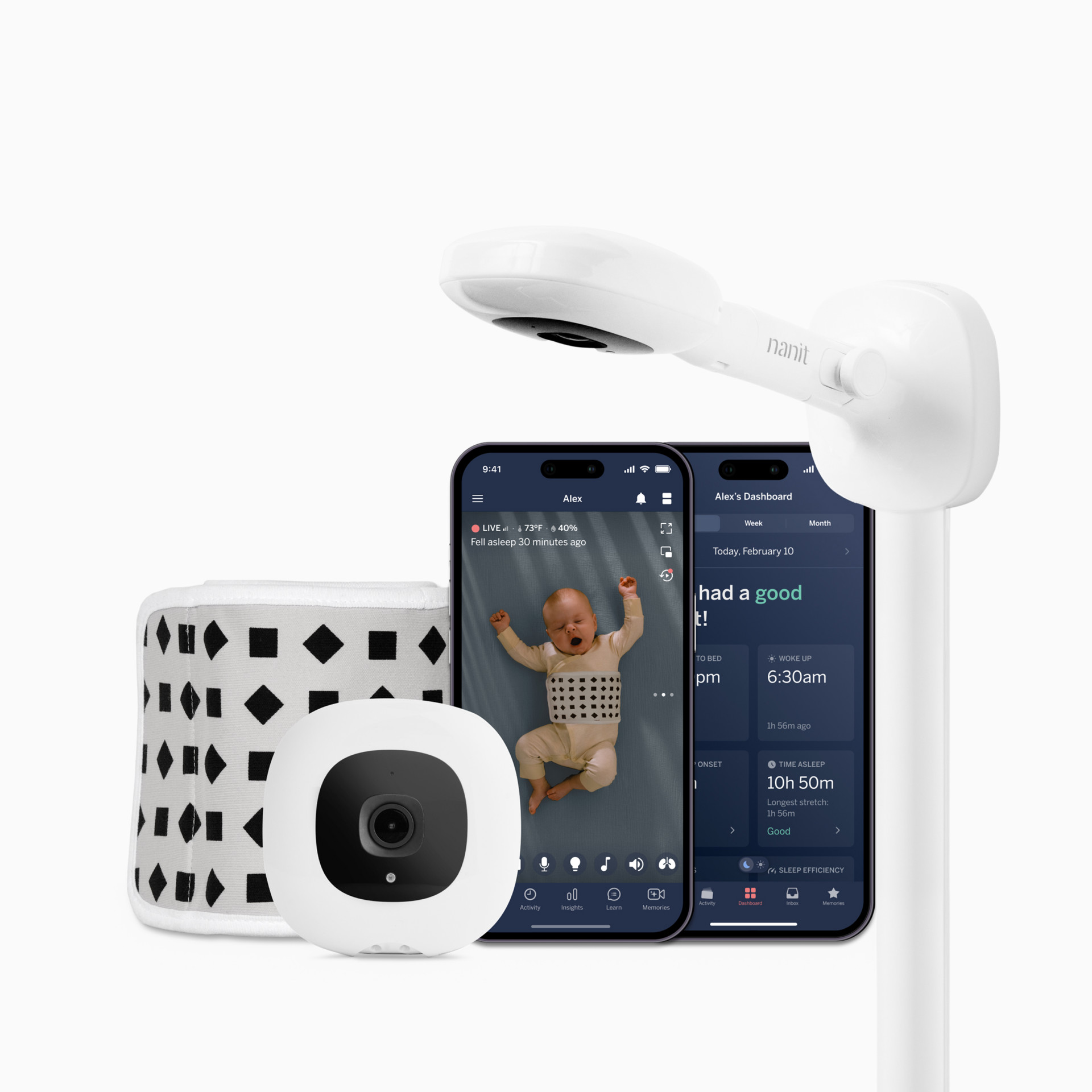 nanit pro best baby monitor on phone