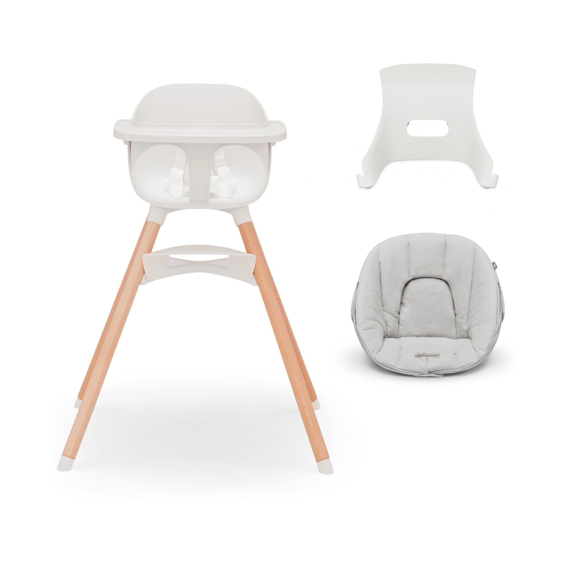 Lalo High Chair + Infant Kit.