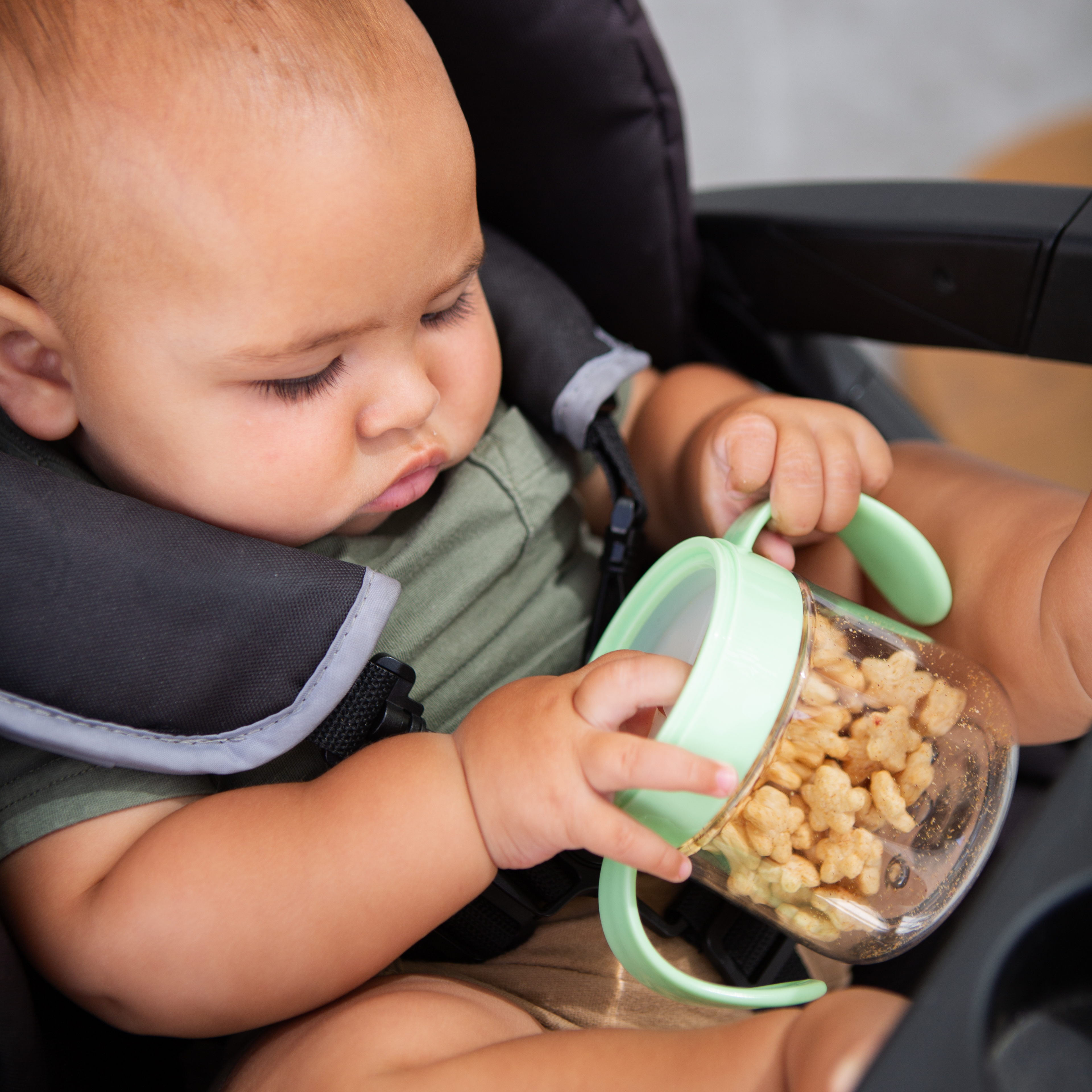 Sprucely Snack Cup (2 Pack) - Green/Sand.