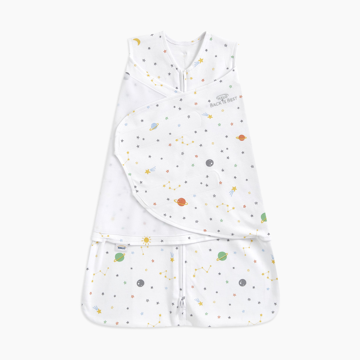 Halo SleepSack Swaddle Cotton - Space, Newborn.