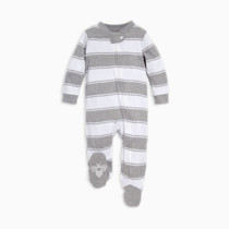 Burt's Bees Baby Boys' Sleep & Play PJs, 100% Organic Cotton One-Piece Zip Front Jumpsuit, Baby Boys Footie Pajamas & PJs