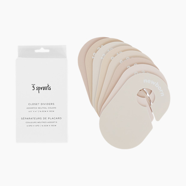 3 Sprouts Closet Dividers - Neutral.