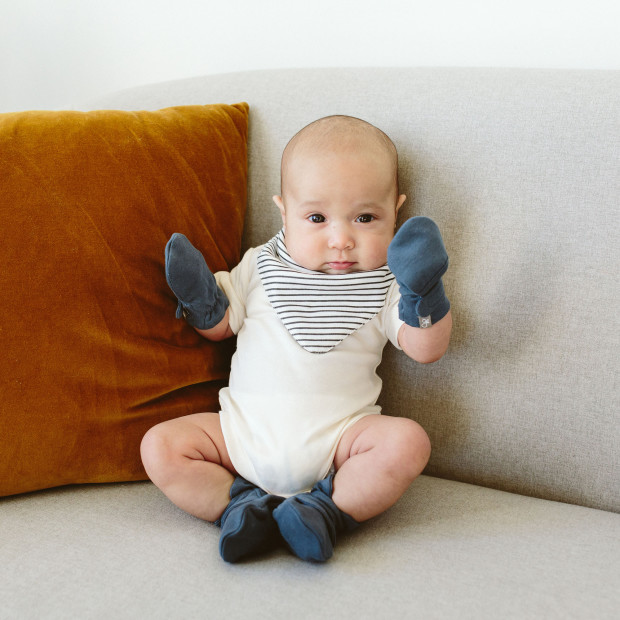 Goumi Kids Stay On Baby Boots - Midnight, 6-12 Months.